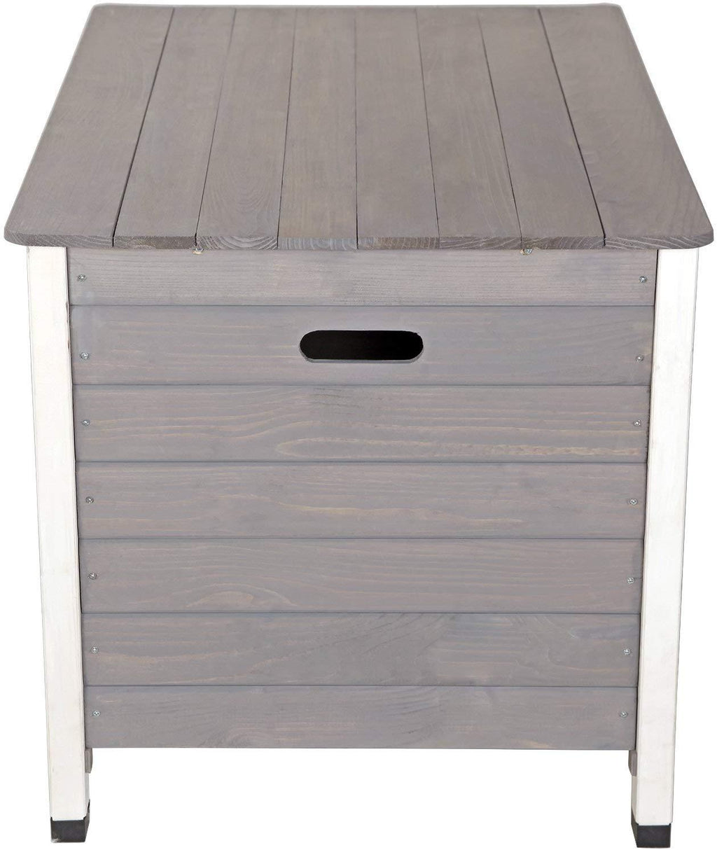 Petsfit Indoor Wooden Dog House with Wire Door for Small Dog