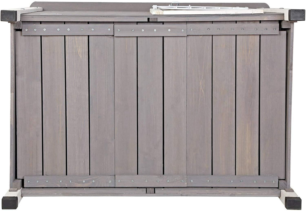 Petsfit Indoor Wooden Dog House with Wire Door for Small Dog