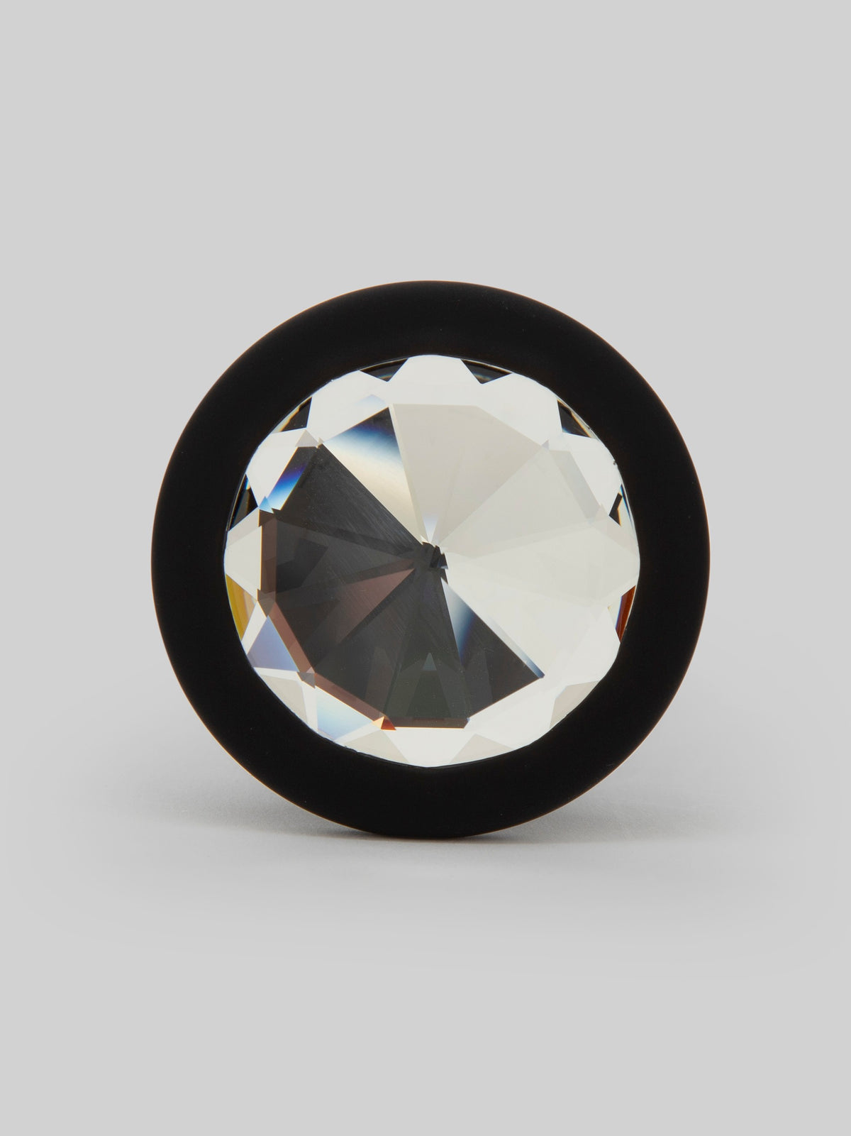 Lovehoney Jewelled Silicone Butt Plug 3 Inch , Black