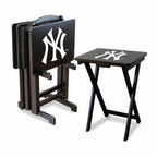 York Yankees 4-TV Tray and Stand Set
