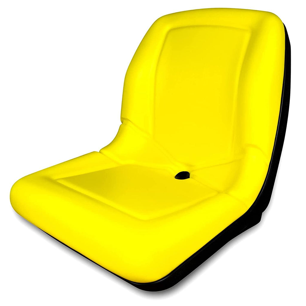 trac seats (2 seats) yellow seat for john deere gator cs ts tx 4x2 am133476 - high back seats (same day )
