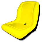 trac seats (2 seats) yellow seat for john deere gator cs ts tx 4x2 am133476 - high back seats (same day )