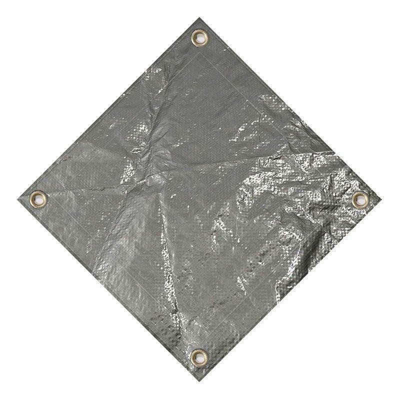 polarshield pro winter pool covers, 15 year warranty, silver