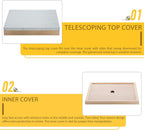 terradise bee hive, 5 layer honey bee hives, beekeeping supplies beehive kit, bee house bee boxes for starter (no frame)