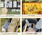 terradise bee hive, 5 layer honey bee hives, beekeeping supplies beehive kit, bee house bee boxes for starter (no frame)