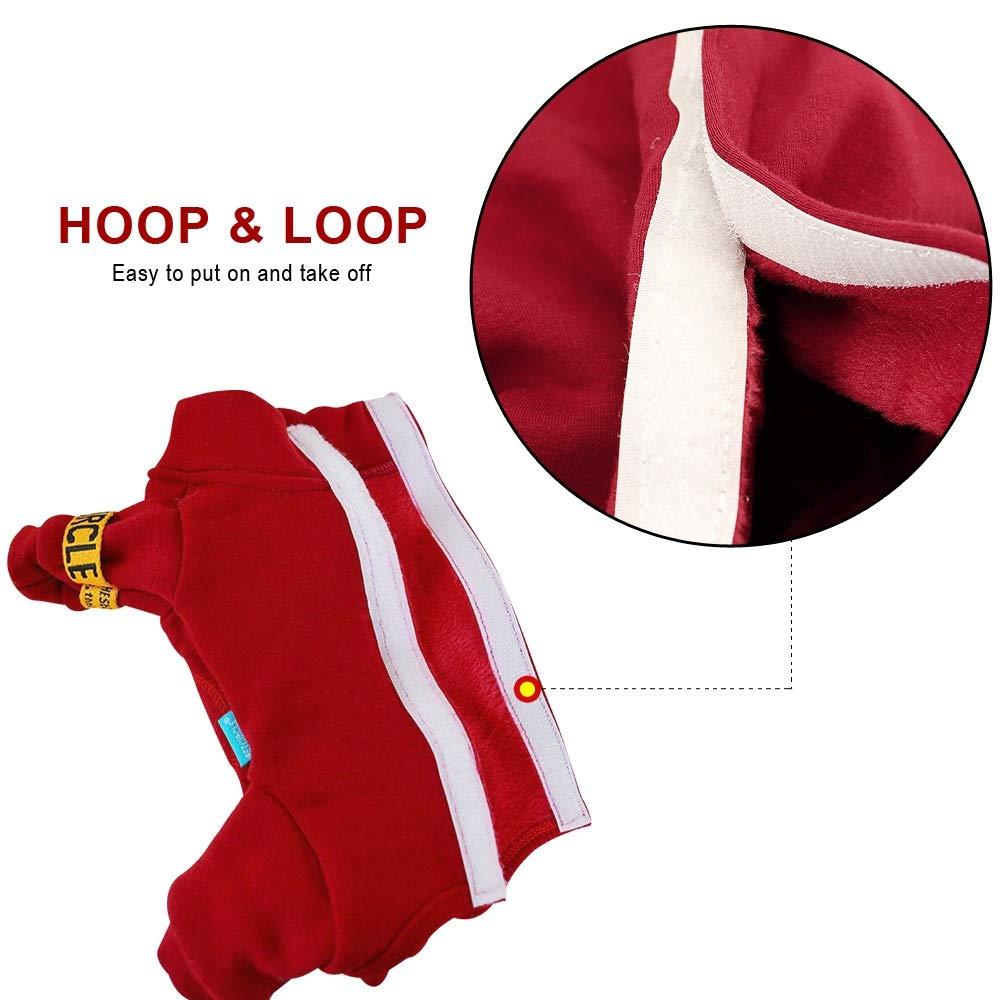 VIOAPLEM Winter Warm Dog Clothes Pet Dog Jacket Coat Jumpsuit Thicken Pet Clothing for Small Medium Dogs Cats French Bulldog Clothes