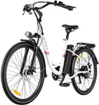 VIVI Electric Bike 350W Adult Electric Bicycle 26" Electric Cruiser Bike/Electric City Bike with Removable 8Ah Lithium-Ion Battery,  7 Speed