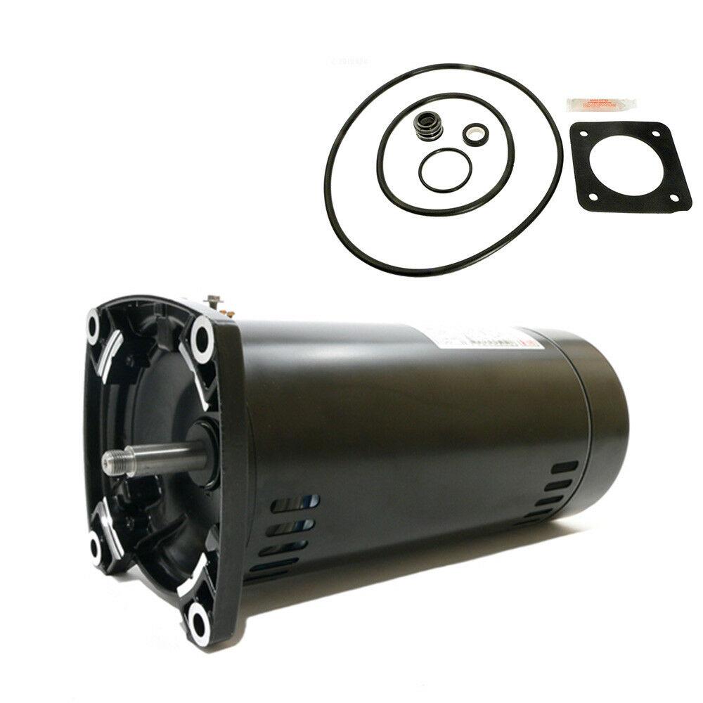 sta-rite max-e-glas 1hp pea5e-181l repl motor kit ao smith usq1102 w/ go-kit-6