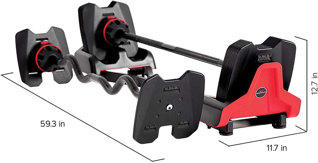 Bowflex SelectTech 2080 Barbell with Curl Bar