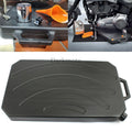 Black Collecting Tank Low Profile Oil Drain Pan Spout For HeritaClassic FLHC