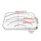 Black Collecting Tank Low Profile Oil Drain Pan Spout For HeritaClassic FLHC