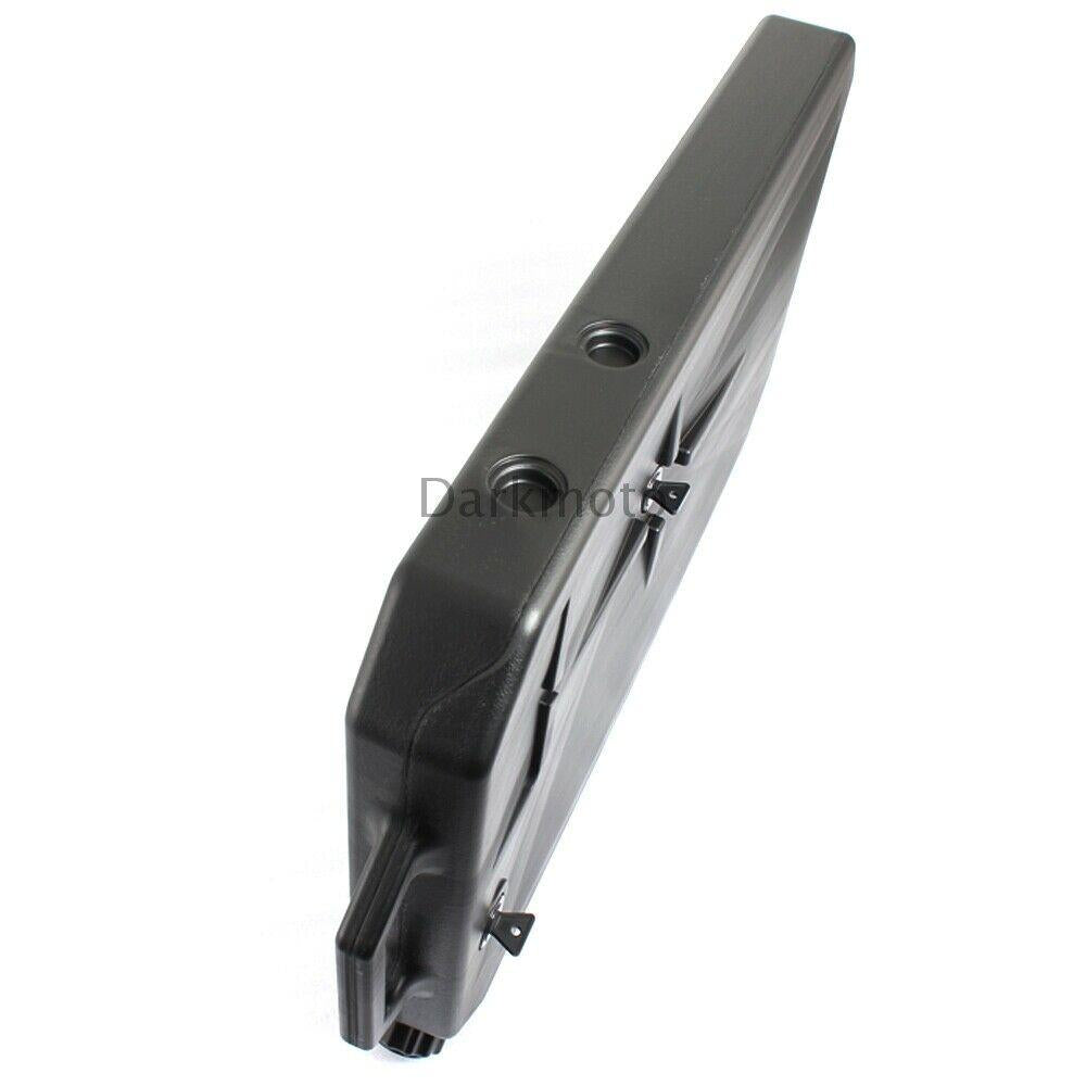 Black Collecting Tank Low Profile Oil Drain Pan Spout For HeritaClassic FLHC