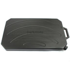 Black Collecting Tank Low Profile Oil Drain Pan Spout For HeritaClassic FLHC
