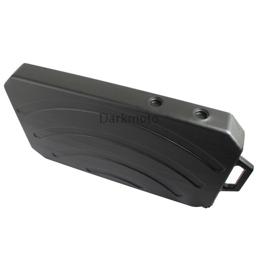 Black Collecting Tank Low Profile Oil Drain Pan Spout For HeritaClassic FLHC
