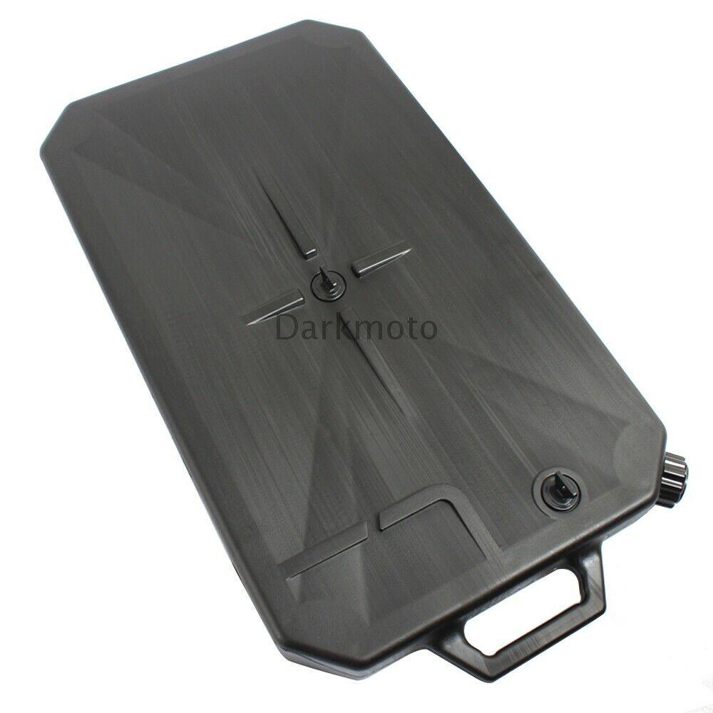 Black Collecting Tank Low Profile Oil Drain Pan Spout For HeritaClassic FLHC