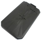 Black Collecting Tank Low Profile Oil Drain Pan Spout For HeritaClassic FLHC
