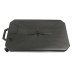 Black Collecting Tank Low Profile Oil Drain Pan Spout For HeritaClassic FLHC