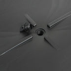 Black Collecting Tank Low Profile Oil Drain Pan Spout For HeritaClassic FLHC