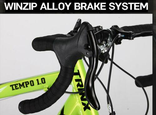 Trinx TEMPO1.0 700C Road Bike 21 Speed Racing Bicycle Black Green