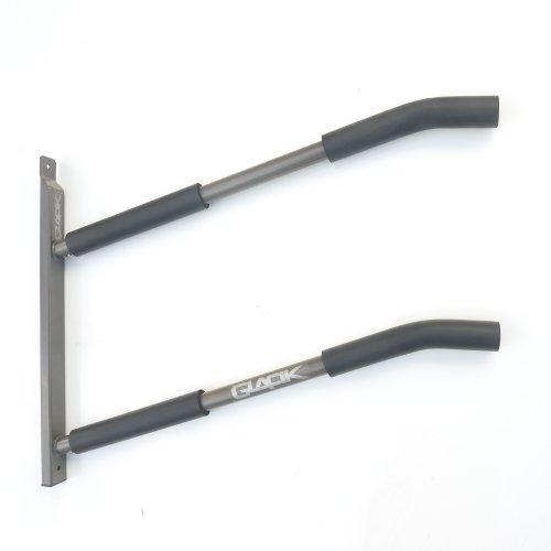SPAREHAND Glacik Universal Wall Mount Rack Storage with Padded Arms for 2 SUP Paddle Boards, for Large sup with Board Width 26"