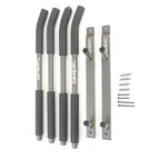 SPAREHAND Glacik Universal Wall Mount Rack Storage with Padded Arms for 2 SUP Paddle Boards, for Large sup with Board Width 26"