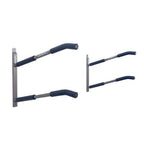 SPAREHAND Glacik Universal Wall Mount Rack Storage with Padded Arms for 2 SUP Paddle Boards, for Large sup with Board Width 26"