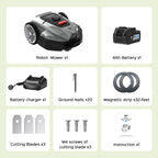 V3 Robot Lawn Mower with Visual Navigation, Smart APP Control, Quiet Operation, Adjustable Mowing Height, Boundary Strip No-Go Zones, Reliable Robotic Lawn Mower for 1600 Sq.Ft Yards