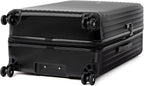 Maxlite Air Hardside Expandable Luggage, 8 Spinner Wheels, Lightweight Hard Shell Polycarbonate, Black, Checked-Large 29-Inch