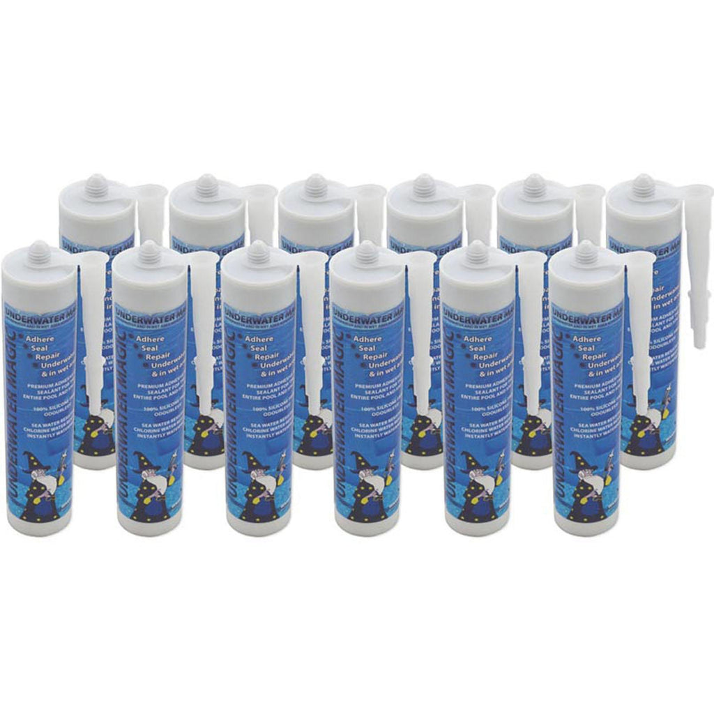 Underwater Magic Sealant, Underwater Magic, 290ml/9.8oz Tube, 12ct, White