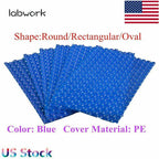new resin blue swimming pool solar heater blanket evaporation above-ground