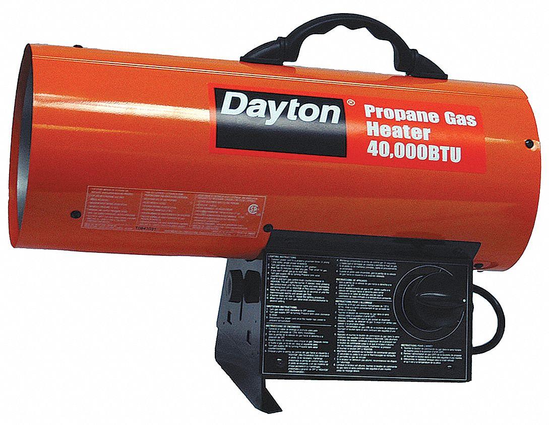 Dayton Portable Gas Torpedo HeatrLP,300 cfm  3VE55