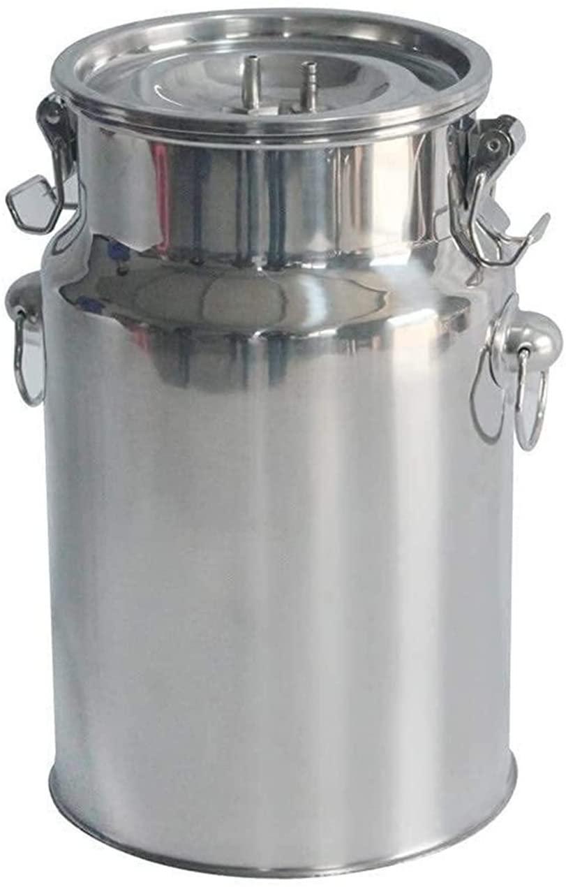 goat/ cow milking machine pump milker machine auto-stop device, pulsation vacuum pump milker, automatic portable livestock milking equipment with stainless steel food grade bucket for livestock farm