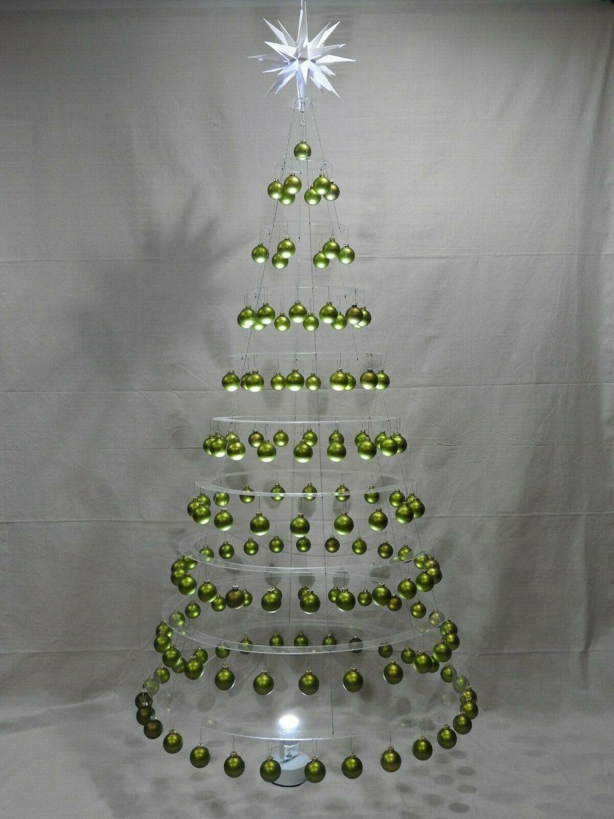 STUNNING MINIMALIST HANGING CHRISTMAS TREE by AA S LLC. Over 7 1/2 ' Tall