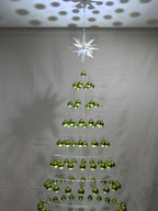 STUNNING MINIMALIST HANGING CHRISTMAS TREE by AA S LLC. Over 7 1/2 ' Tall