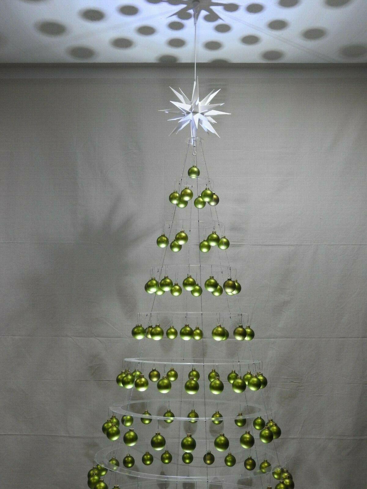 STUNNING MINIMALIST HANGING CHRISTMAS TREE by AA S LLC. Over 7 1/2 ' Tall