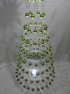 STUNNING MINIMALIST HANGING CHRISTMAS TREE by AA S LLC. Over 7 1/2 ' Tall