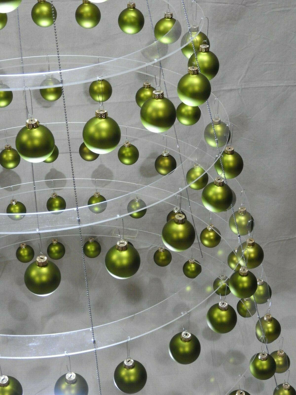 STUNNING MINIMALIST HANGING CHRISTMAS TREE by AA S LLC. Over 7 1/2 ' Tall
