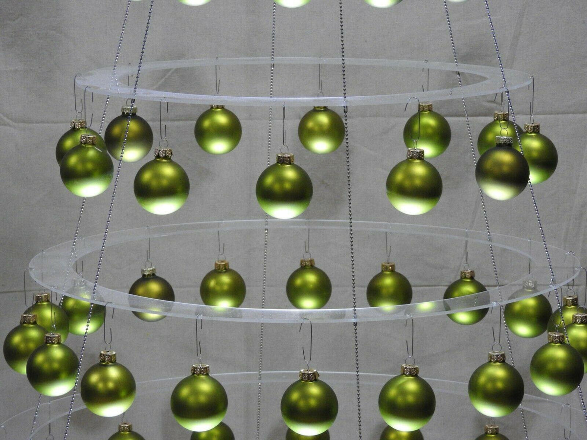 STUNNING MINIMALIST HANGING CHRISTMAS TREE by AA S LLC. Over 7 1/2 ' Tall