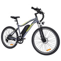 Heybike Race Electric Bike Light Weight 26" Commuter Electric Mountain Bike with 40 Miles Long Range, 350W Brushless Motor,  7-Speed and Front Fork Suspension, Urban Electric Bicycle for Adults