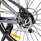 Heybike Race Electric Bike Light Weight 26" Commuter Electric Mountain Bike with 40 Miles Long Range, 350W Brushless Motor,  7-Speed and Front Fork Suspension, Urban Electric Bicycle for Adults