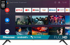 hisense - 43" class h55 series led full hd smart android tv