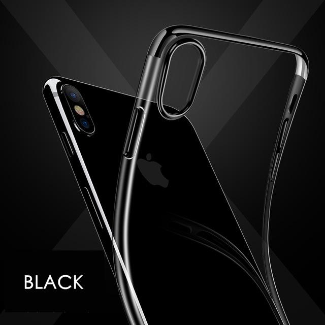 Luxury Silicone Soft Back Phone Cases for iphone