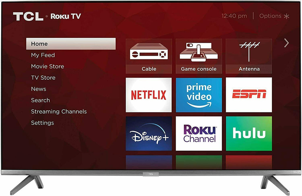 tcl 55r635 - 55" 6-series 4k uhd qled dolby vision hdr smart roku tv  w/ 4 hdmi