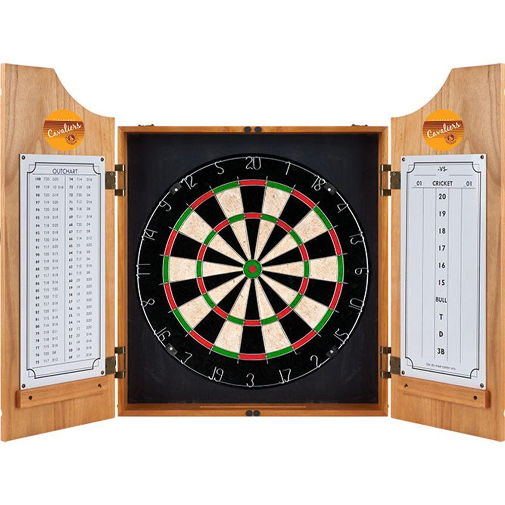 20.5 in. Cleveland Cavaliers Hardwood Classics NBA Wood Dart Cabinet Set