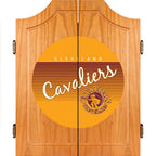 20.5 in. Cleveland Cavaliers Hardwood Classics NBA Wood Dart Cabinet Set