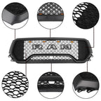 2019-2023 Dodge Ram 1500 TRX Style LED Honeycomb Front Upper Hood Grille Generic