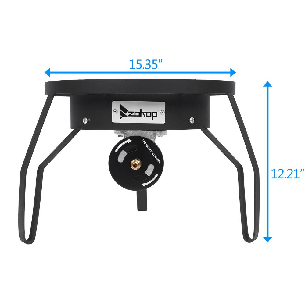 Ey31-54 Outdoor Furnace Round Furnace 20W BTU Head Diameter 26cm With 1.2m Leather Tube With 0-20psig High Pressure Valve