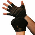 Weightlifting Gloves Lycra Leather Padded Back Stretch (WholeLot of 50)
