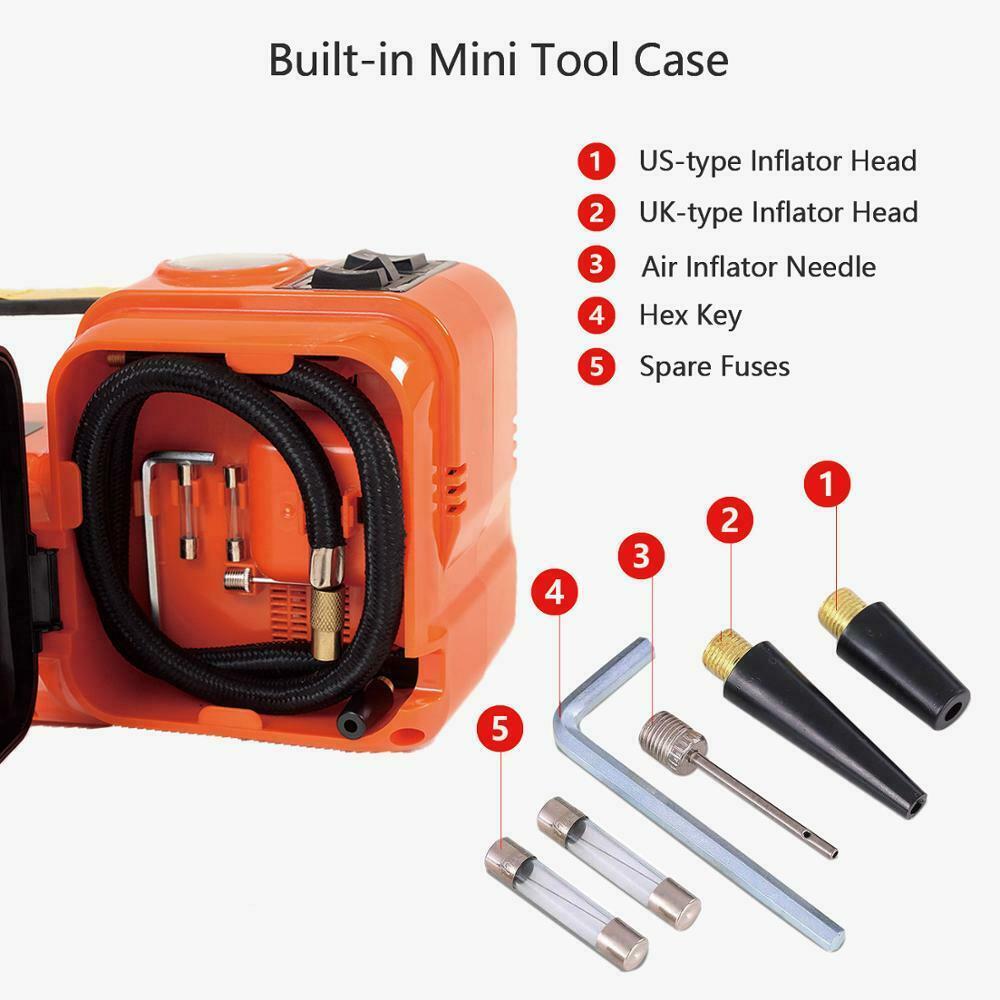 5 Ton Car Electric Hydraulic Floor Jack Car Jack Lift Truck SUV Tire Chan12V