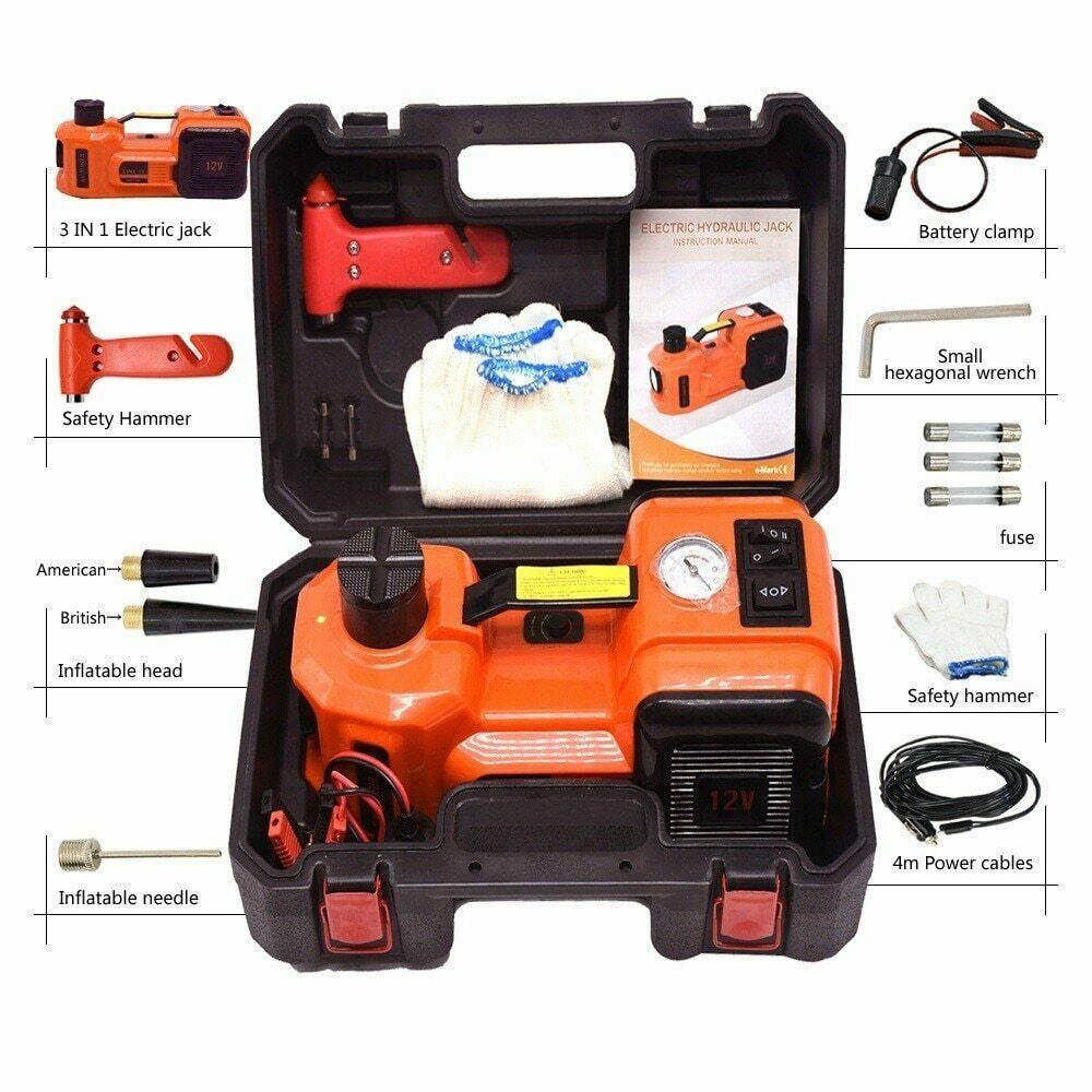 5 Ton Car Electric Hydraulic Floor Jack Car Jack Lift Truck SUV Tire Chan12V